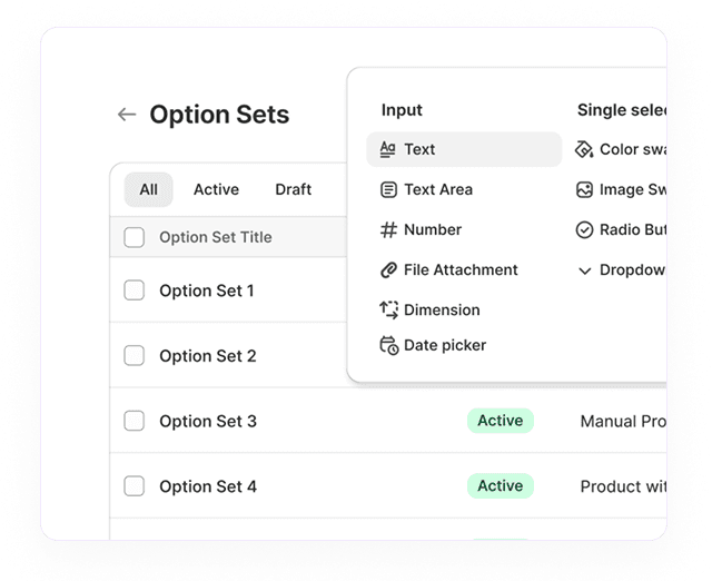 Limitless Product Options