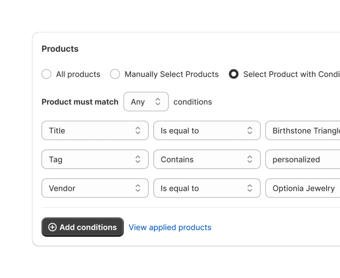 Smart Product Rule