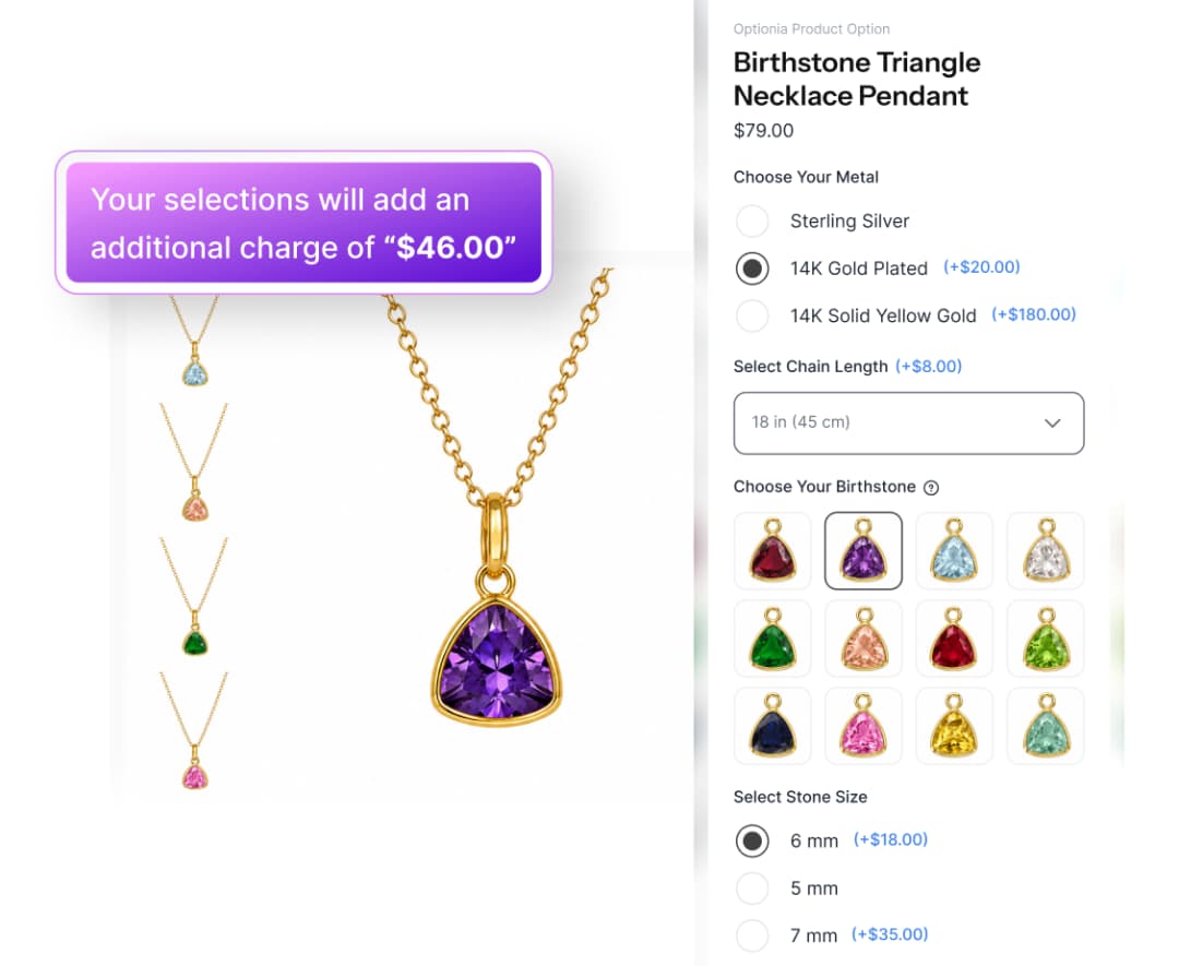 Price Add-ons